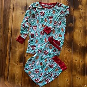 Little sleepies holiday Jammie’s size 16